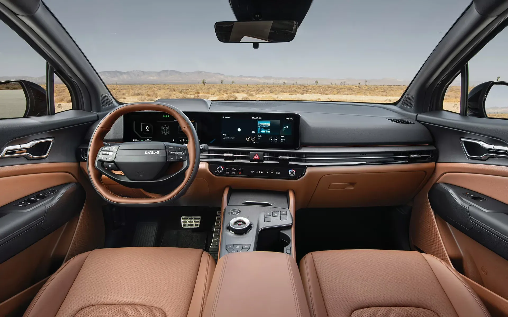 Robusta e intrépida. Así es la innovadora apariencia de la nueva Sportage Híbrida.